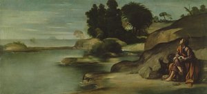 St. John the Evangelist in a Landscape